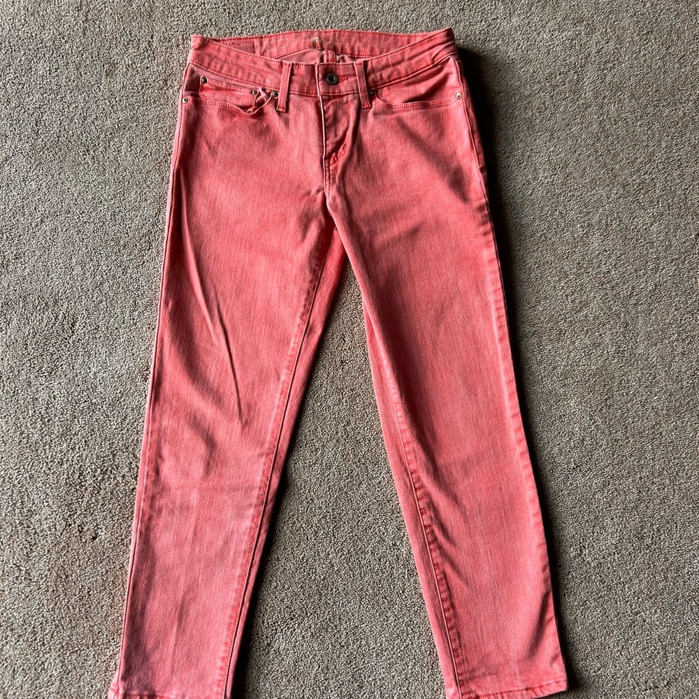 Women's Pink/Red Jeans